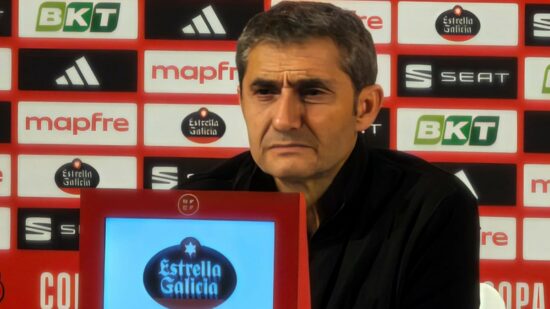 Ernesto Valverde tras caer con la Real Sociedad: «Afortunadamente la vuelta no es la semana que viene»