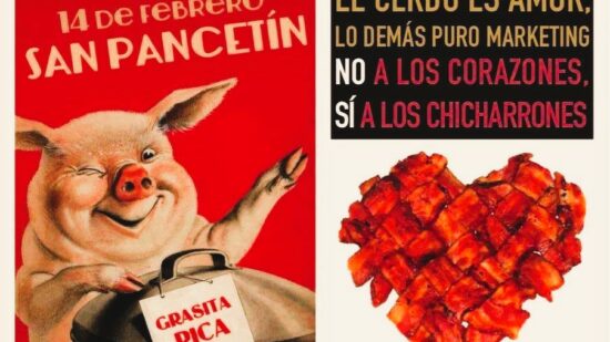 San Pancetín en Bilbao: la fiesta que planta cara a San Valentín con panceta ibérica y ‘pancetines’
