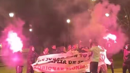 Así ha sido el recibimiento sorpresa de la cuadrilla a Monreal en Zizur