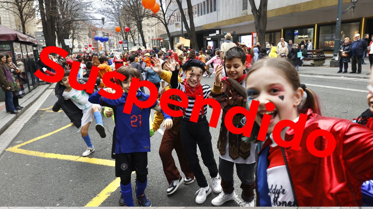 Bilbao suspende el Desfile de Carnaval de las Escuelas