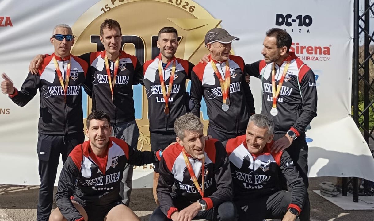 Tres podios para el Beste Bira Loiu en el campeonato de España de 10K en Ibiza