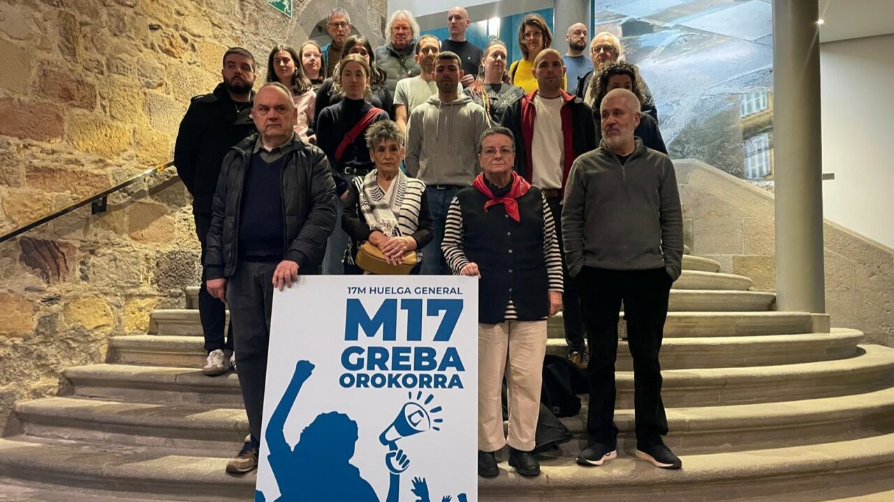 Movimientos sociales y colectivos se suman a la huelga general convocada el 17 de marzo