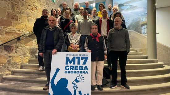 Movimientos sociales y colectivos se suman a la huelga general convocada el 17 de marzo