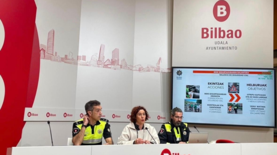 Bilbao cierra 2025 con el mejor dato de siniestralidad vial de la última década