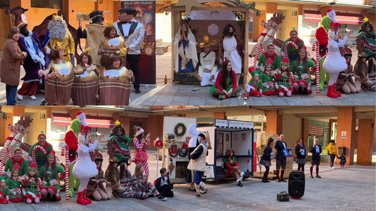 La Navidad arrasa en el Carnaval de Etxebarri: la cuadrilla Zaratatsuak gana el primer premio con un montaje espectacular
