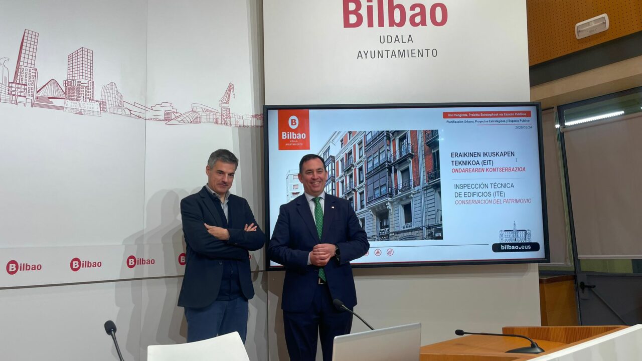 Más de 1.000 edificios en Bilbao deberán renovar la ITE en 2026