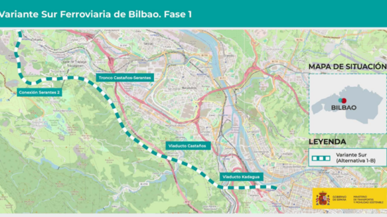 El Ayuntamiento de Barakaldo presenta alegaciones contra las expropiaciones de la Variante Sur Ferroviaria en la zona del Castaños