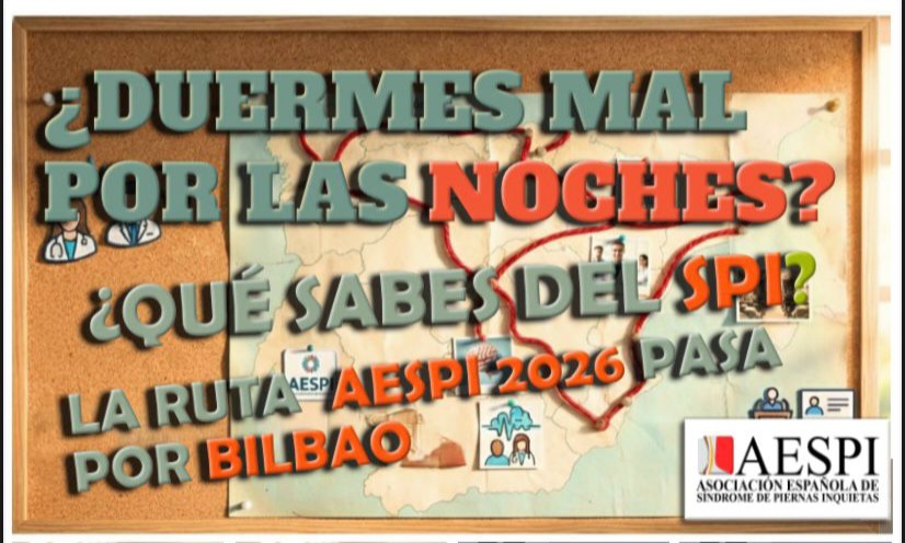 Bilbao ofrece una charla para las personas con el Síndrome de las Piernas Inquietas