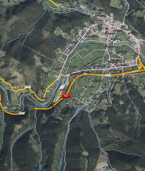 La BI-636 recupera la normalidad tras un choque múltiple cerca del túnel de Bolunburu