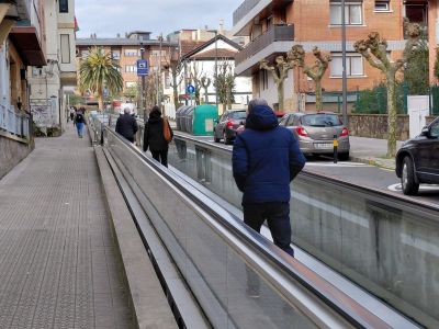 Getxo invierte un millón de euros para arreglar las rampas de Salsidu
