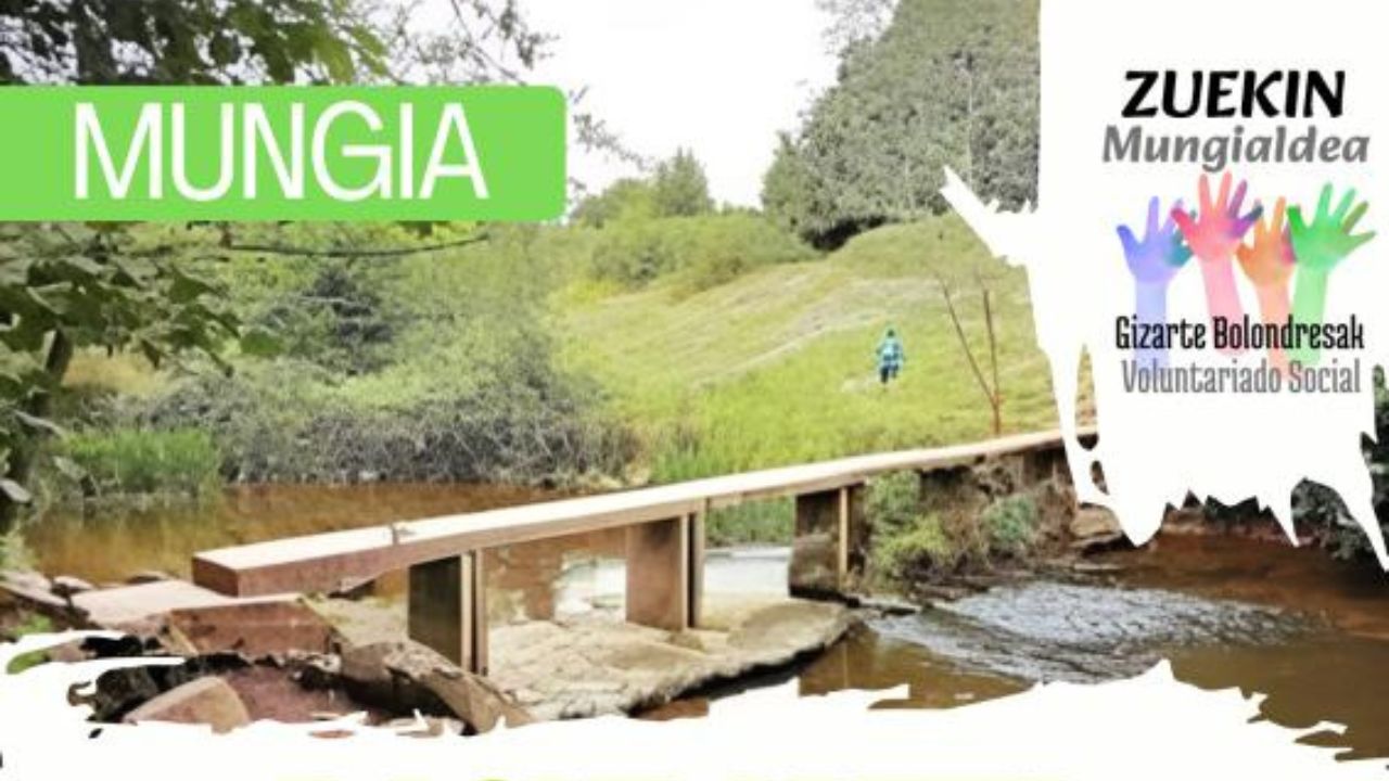 Voluntarios limpian el río Butrón en Mungia este domingo: cómo participar en la jornada ‘Basuraleza’