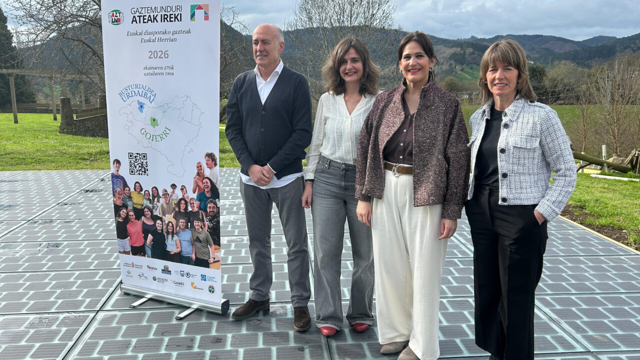 ‘Gaztemunduri Ateak Ireki’ el programa de acogida de la diáspora vasca