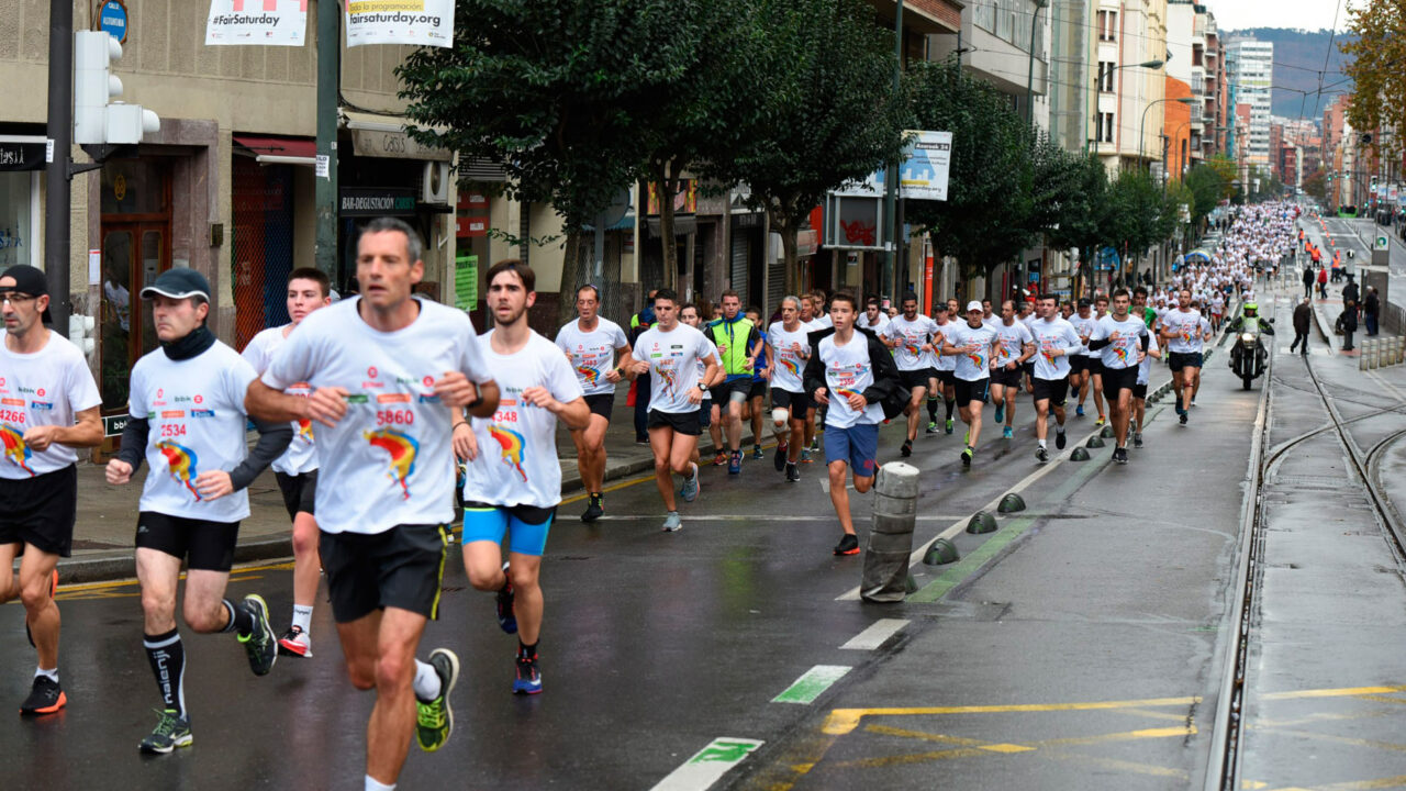 Estos son los cortes de tráfico el sábado en Bilbao por la V Herri Krosa de Deustu