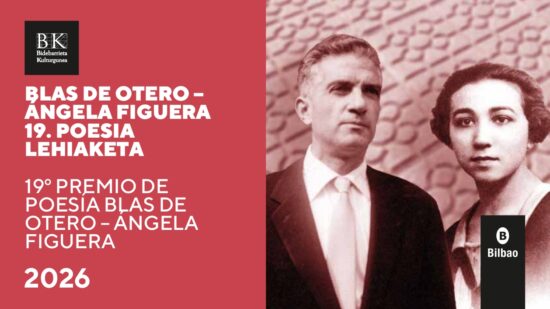 Bilbao convoca el Premio Internacional de Poesía Blas de Otero–Ángela Figuera con 5.500 euros de premio