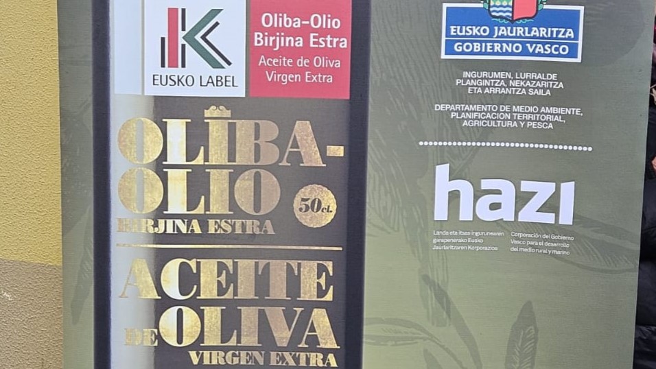 En Euskadi también se elabora aceita de oliva de calidad sobresaliente