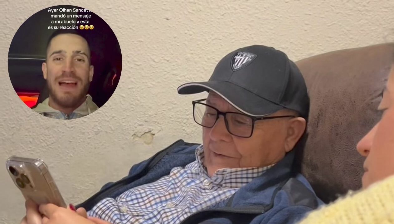 Sancet promete dedicar la victoria del Athletic al abuelo Antonio