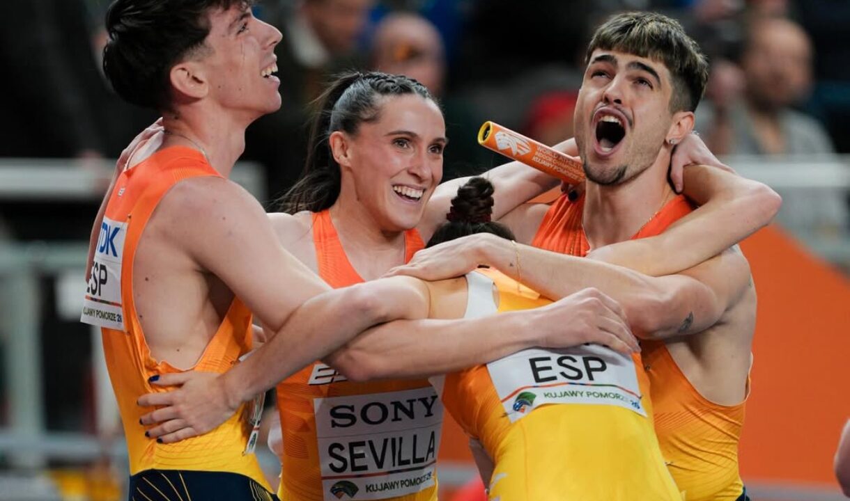 Markel Fernández, subcampeón del mundo de relevos mixtos con récord y ‘heridas de guerra’
