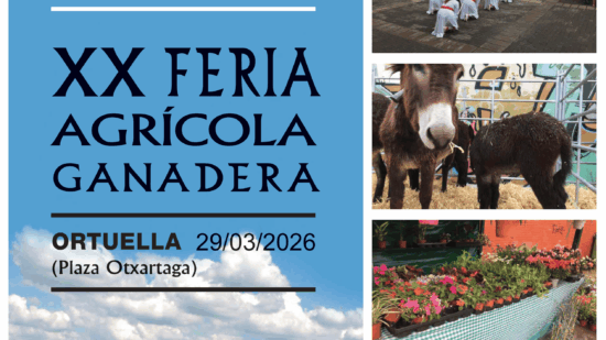 Llega la XX Feria agrícola y ganadera de Ortuella este domingo 29 de marzo