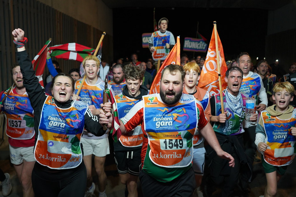 La Korrika ya está en Bizkaia: estos son los cortes de tráfico hasta el mediodía