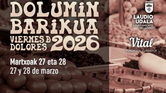Laudio vivirá su tradicional feria en el Viernes de Dolores