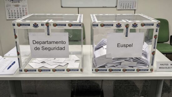Euspel gana las elecciones sindicales de la Ertzaintza y pone fin a 20 años de liderazgo de Erne