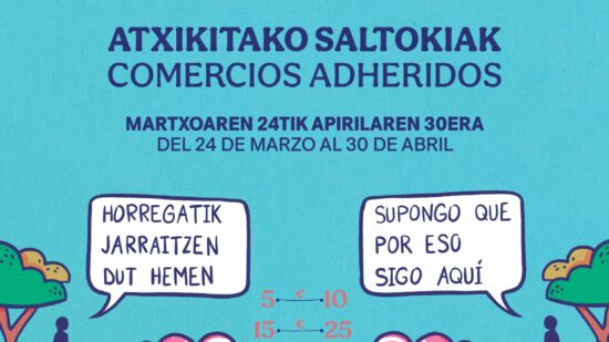 Sondika lanza una campaña para fomentar el comercio y la hostelería local