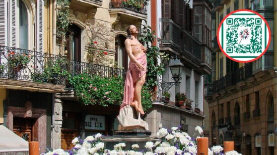 La Semana Santa de Bilbao contará con un código QR para ver el programa digital