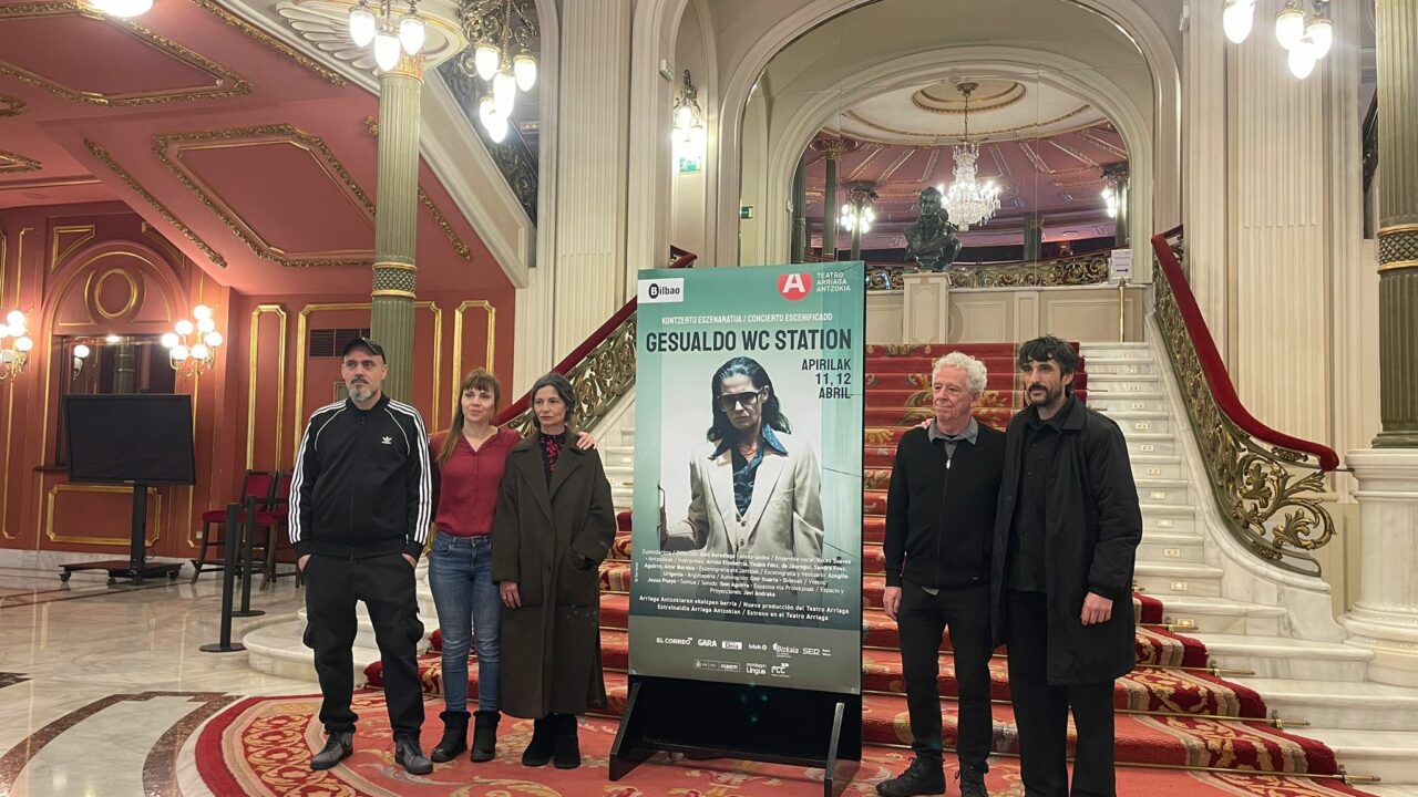 Llega Gesualdo WC Station al Teatro Arriaga: una combinación de música, teatro y cine
