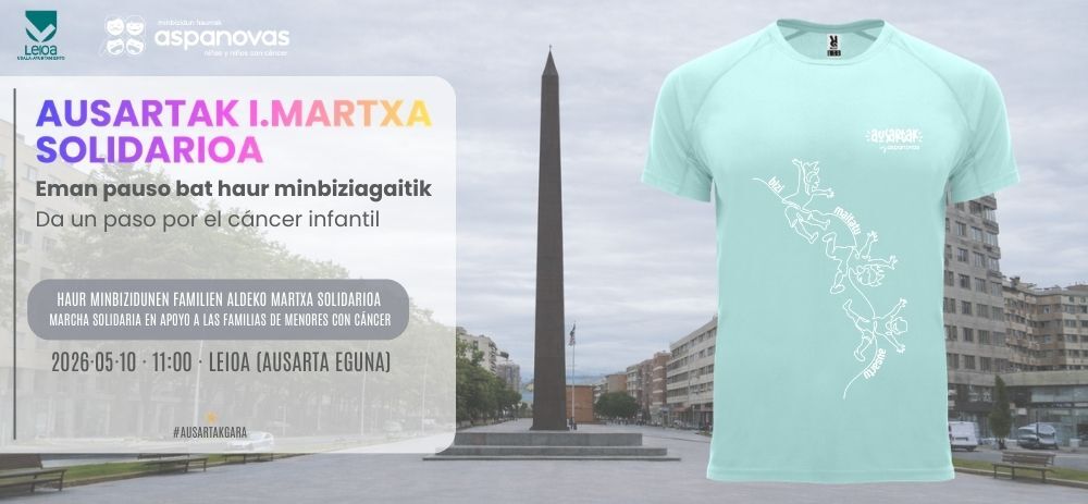 Leioa acoge el Ausarta Eguna 2026 con una marcha solidaria para apoyar a menores con cáncer en Bizkaia