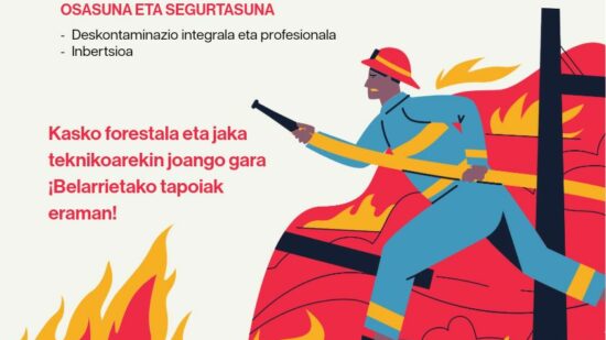 Los bomberos de Bizkaia saldrán a la calle en Bilbao el 15 de abril para exigir un convenio digno