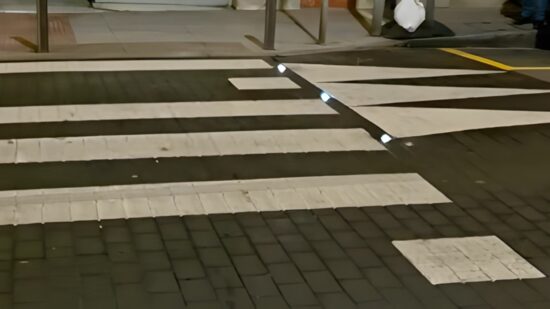 ¿Qué son las luces instaladas en algunos pasos de peatones de Basauri?