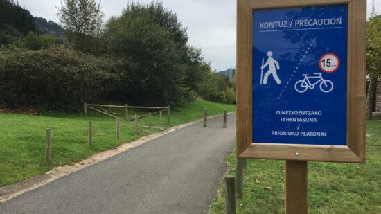 Más luz para pedalear con seguridad entre La Quadra y Sodupe