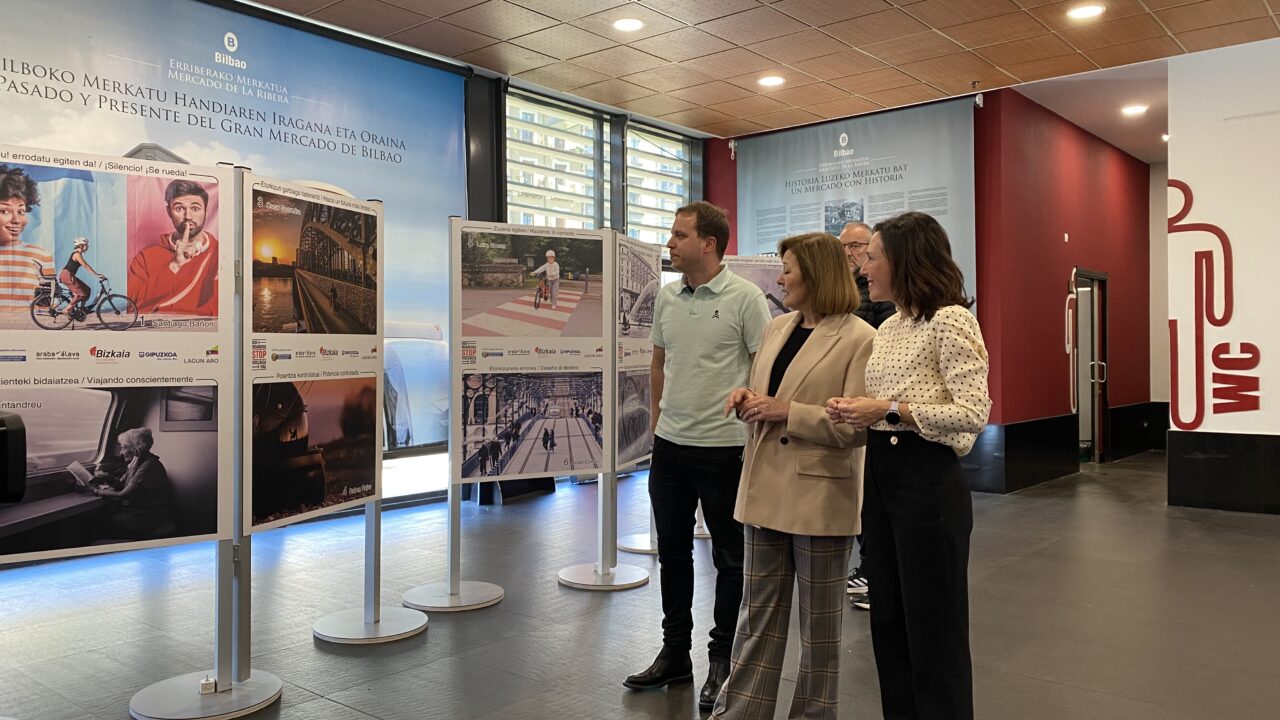La exposición Ikusi eta Ikasi llega a Bilbao para fomentar la conciencia vial
