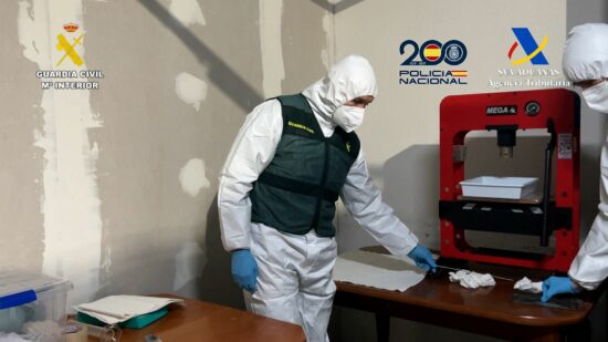 Cae un macro laboratorio de cocaína en Toledo con 13 detenidos: uno de ellos de Bizkaia