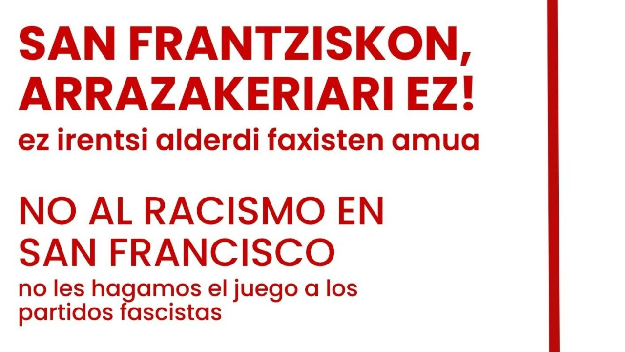 Colectivos antirracistas, vecinos y asociaciones se concentrarán el lunes en San Francisco: llaman a «no hacer el juego» a PP y VOX