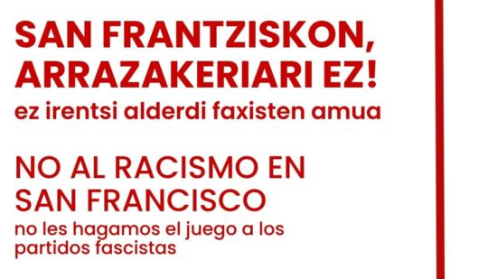 Colectivos antirracistas, vecinos y asociaciones se concentrarán el lunes en San Francisco: llaman a «no hacer el juego» a PP y VOX