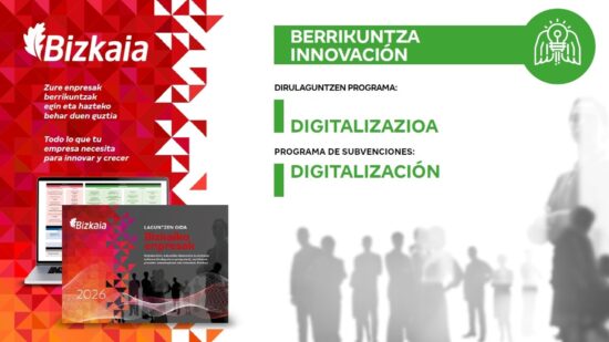 Bizkaia destina 4,2 millones de euros para ayudar a las pymes a digitalizarse