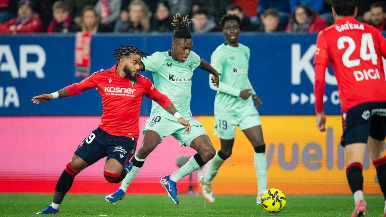 Athletic Club – CA Osasuna: posibles alineaciones de la jornada 33 de LALIGA EA SPORTS