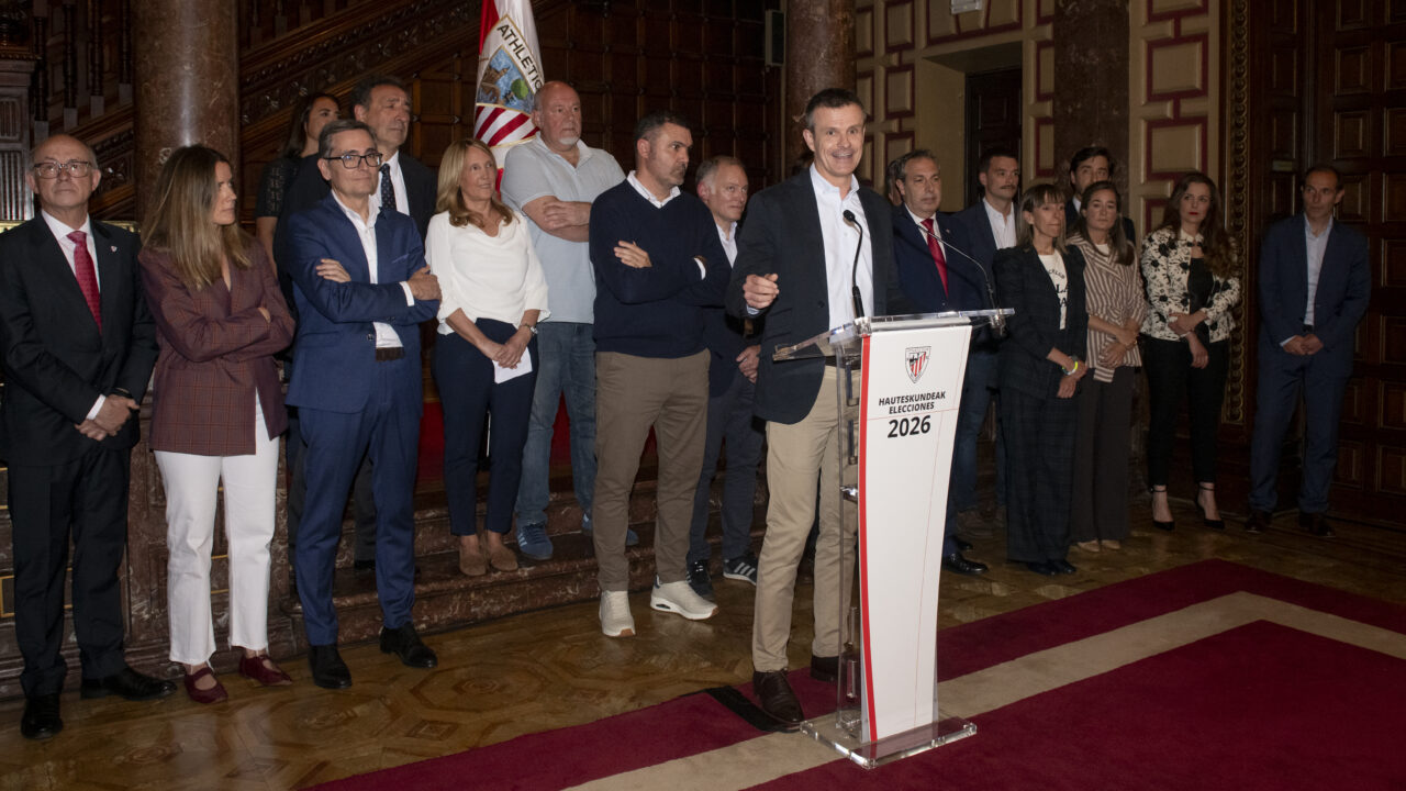 Uriarte inicia nuevo mandato arropado por su Junta en Ibaigane