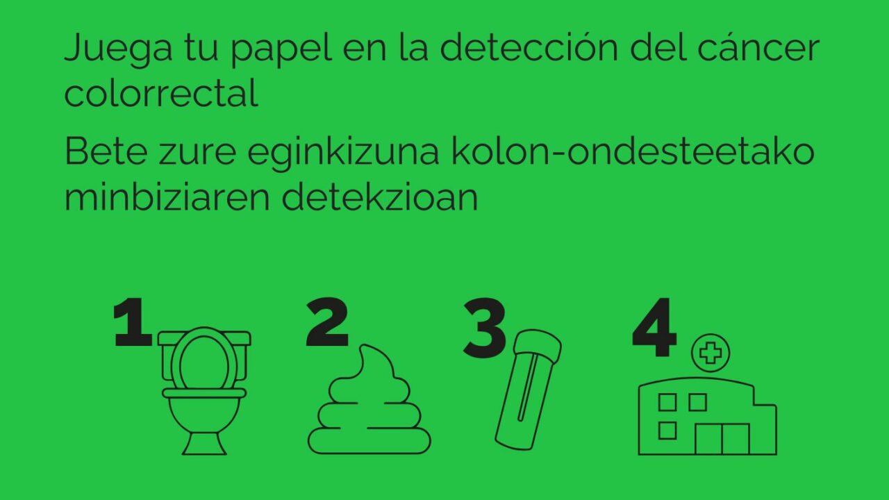 Galdakao lanza un mensaje claro: hacerse la prueba del cáncer colorrectal puede salvar vidas