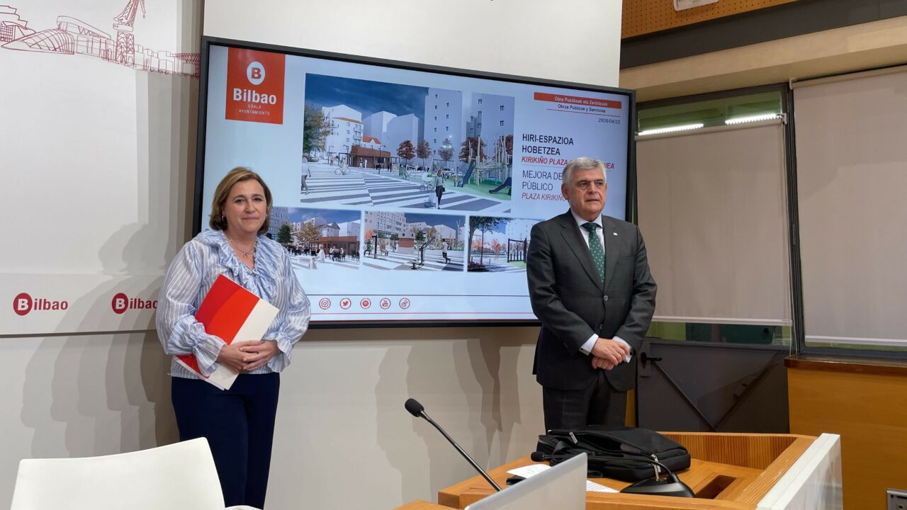 Renovación de la plaza Kirikiño: zonas más verdes y espacios de ocio