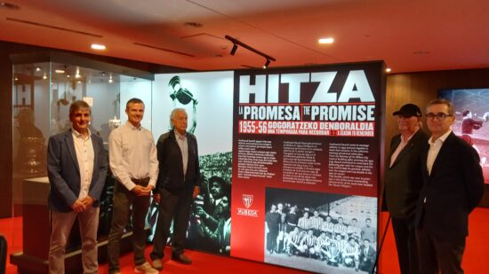 El Museo del Athletic inaugura la exposición que homenajea la temporada de 1955-56