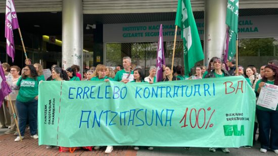 ELA exige medidas urgentes para proteger la salud laboral en residencias de Bizkaia