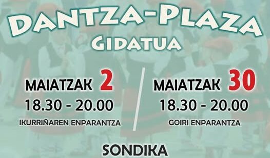 Sondika celebra este sábado su Dantza Plaza con un llamamiento a la participación vecinal