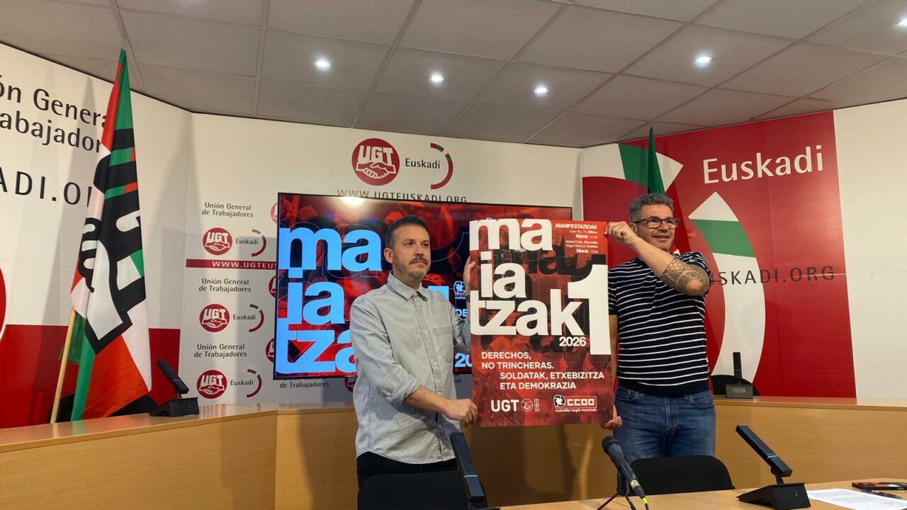 UGT y CCOO: «Debemos llenar las calles y pelear ante el auge de la extrema derecha»