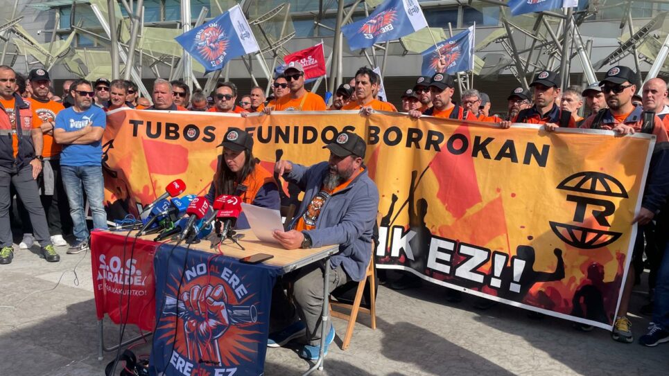 Tubos Reunidos se movilizará desde Gran Vía hasta la plaza del Arriaga este 1 de mayo