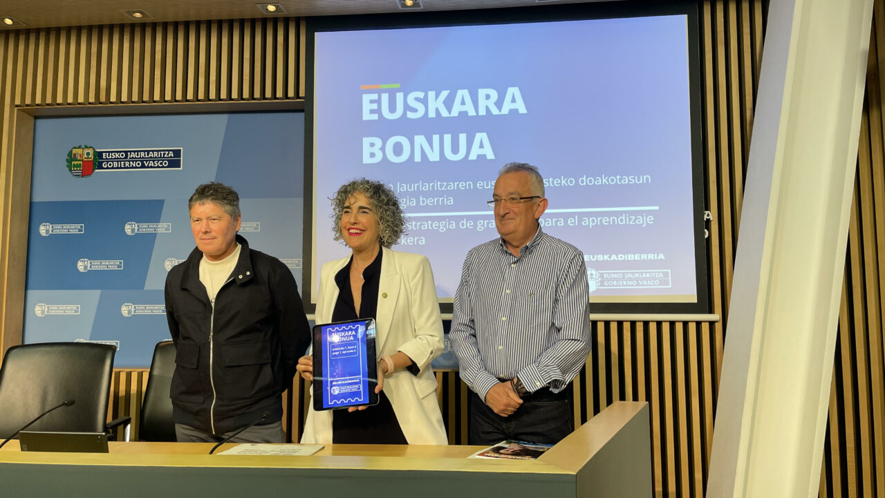 Aprender euskera será más barato: así funciona el Euskara Bonua de 120 euros