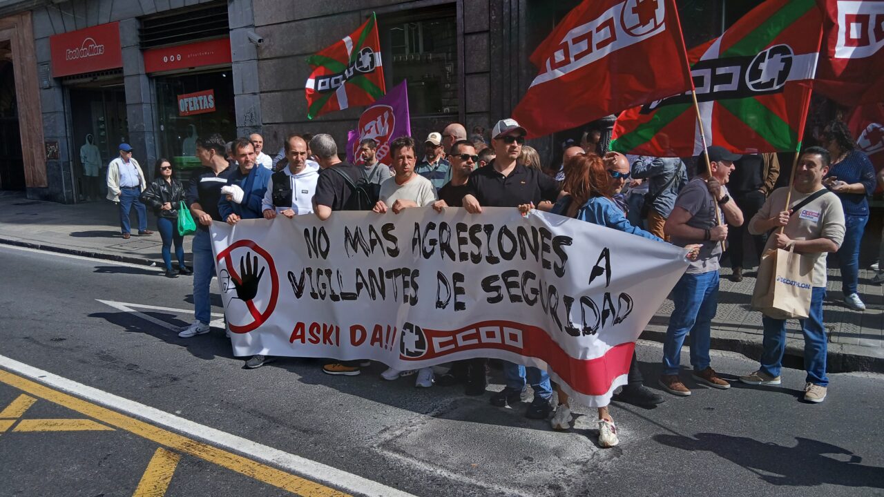 Agreden a dos vigilantes del metro en Abando y Sestao este 1 de mayo