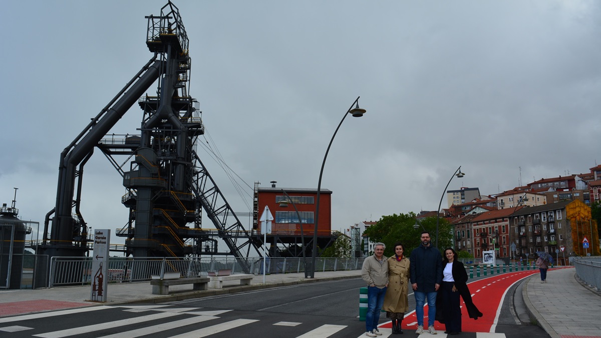 Carril ciclable, nueva señalética y folleto digital: las primeras actuaciones del Plan de Sostenibilidad Turística de Sestao