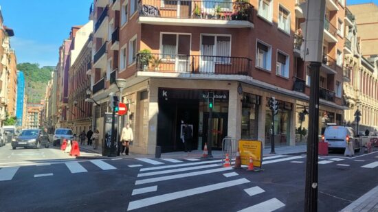 Nuevos cortes y cambios de tráfico en Tiboli por las obras de reurbanización en Bilbao